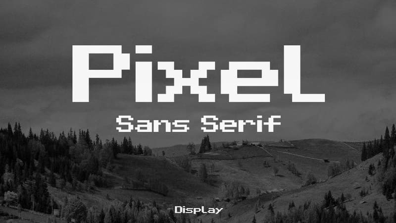 1. Pixel Sans Serif Font
