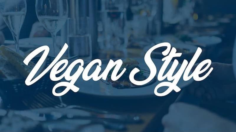 1. Vegan Style Font
