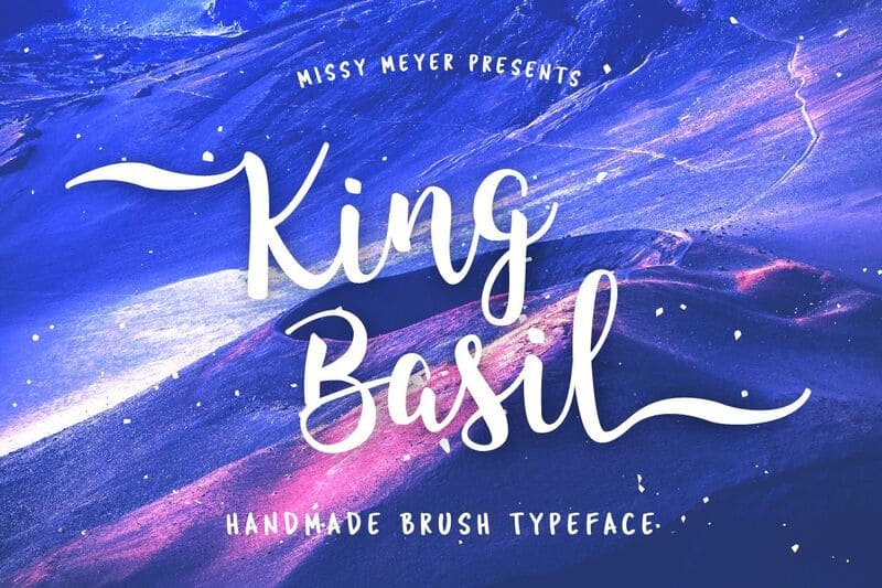 10. King Basil Font