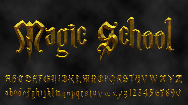 11. Magic School Font