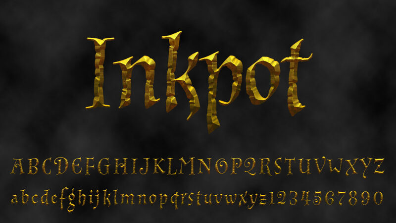 15. Inkpot Font