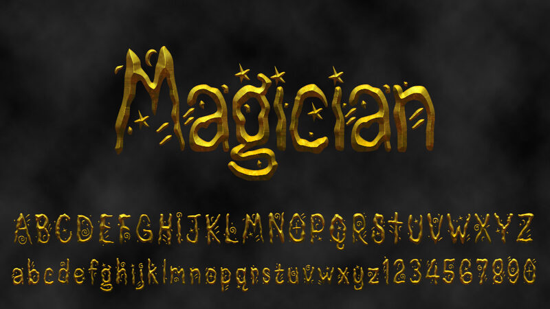 18. Magician Font