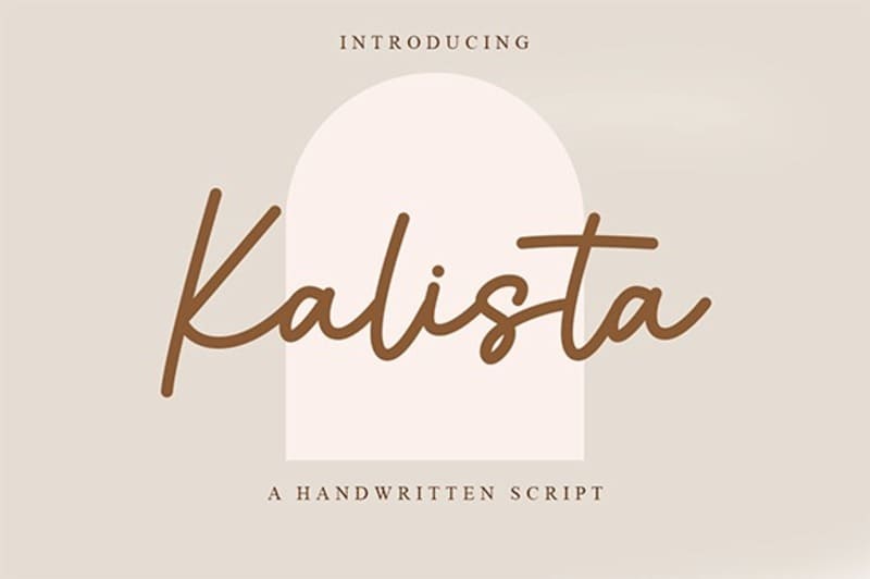 19. Kalista Typeface Font