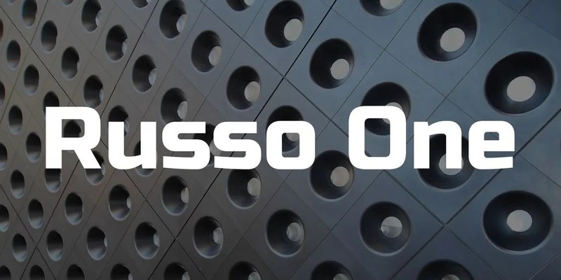 19. Russo One Font