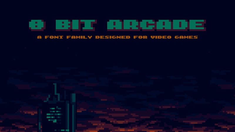 2. 8 Bit Arcade Font