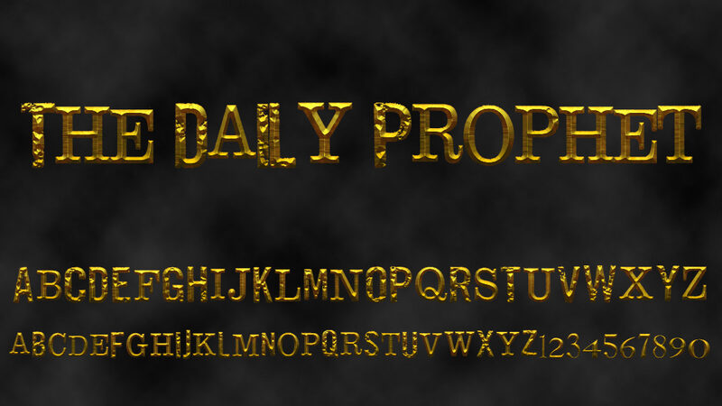 21. The Daily Prophet Font