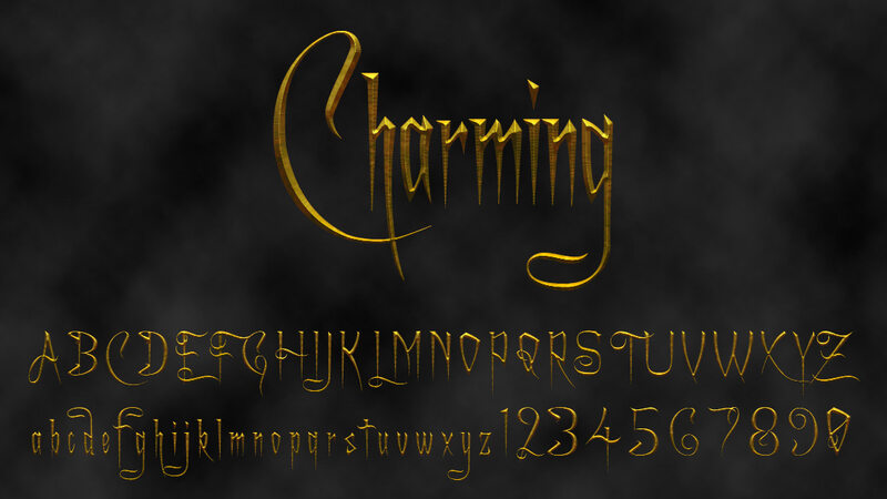 23. Charming Font
