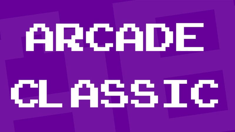 3. Arcade Classic Font