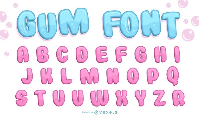 3. Bubblegum Font