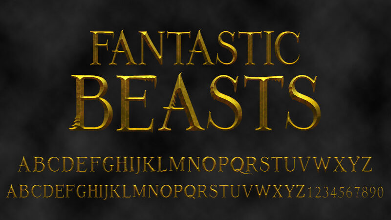 4. Fantastic Beasts Font