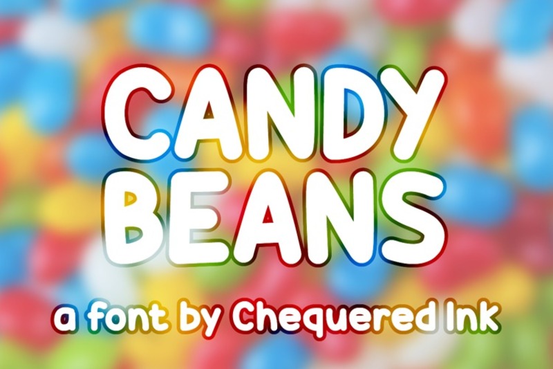 5. Candy Beans Font 