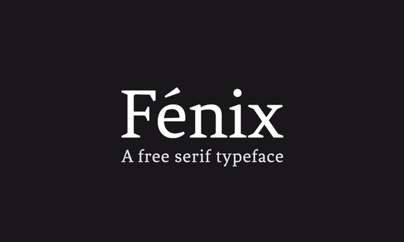 5. Fenix Font