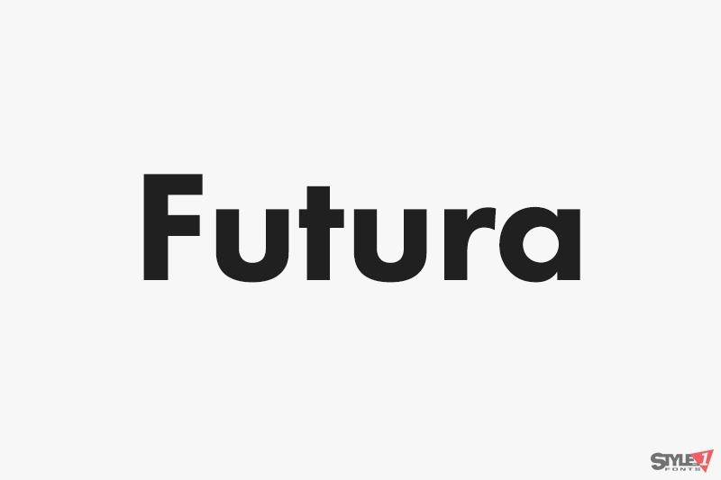 6. Futura Font