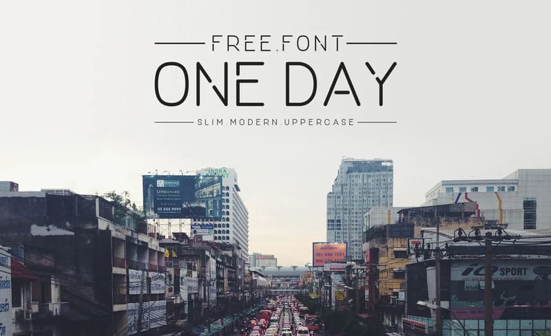 6. One Day Font
