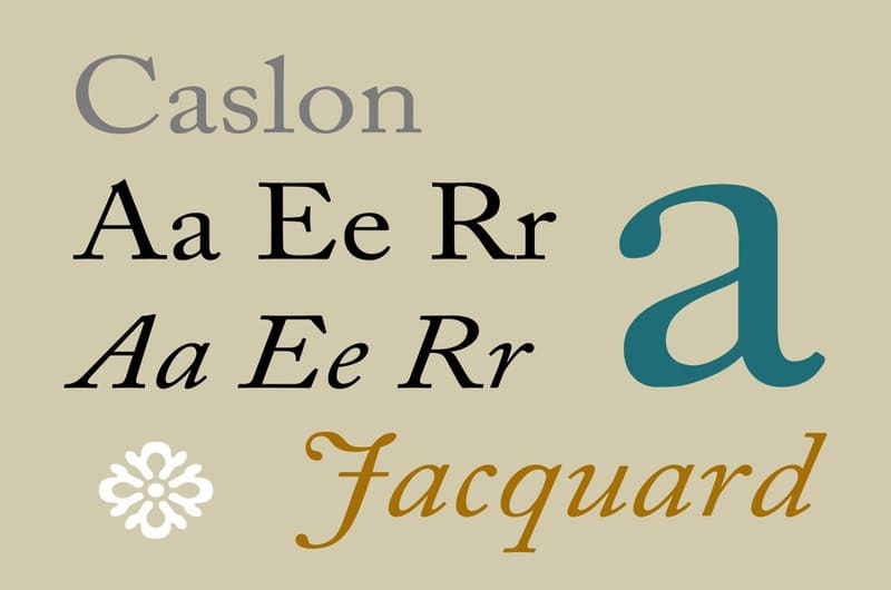 7. Caslon Font