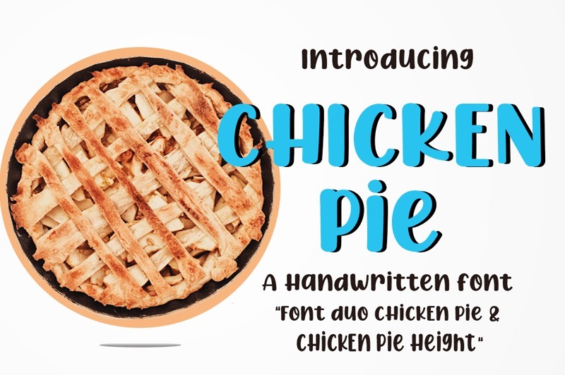 7. Chicken Pie Font