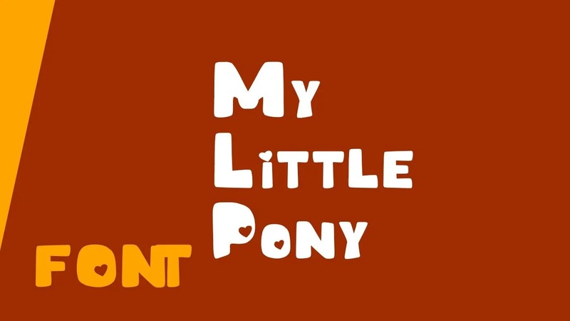 8. Pony Font