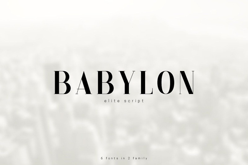3. Babylon Font
