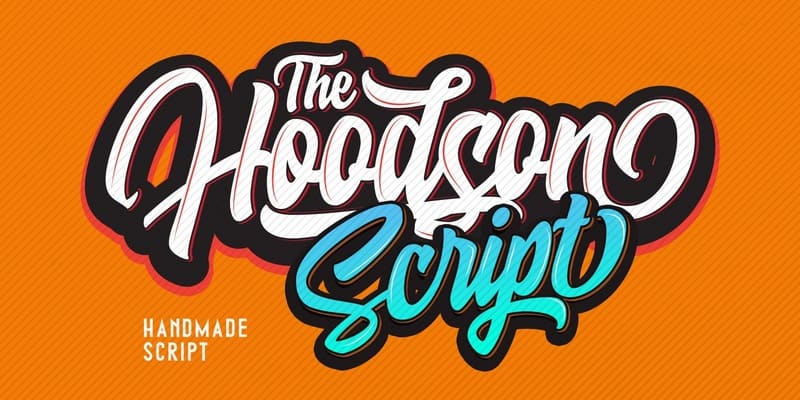 2. Hoodson Script Font
