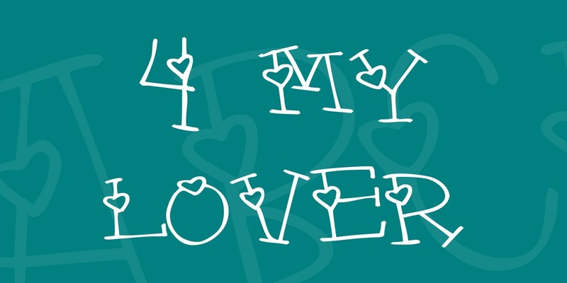 1. 4 My Lover Font