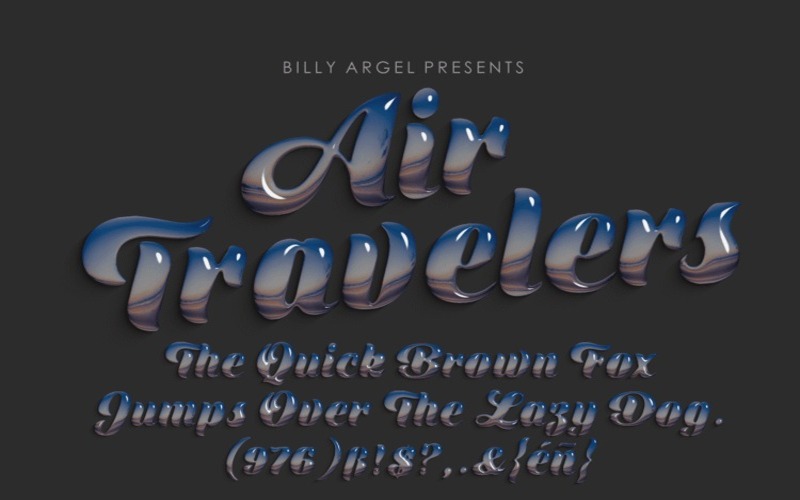 1. Air Travelers Font