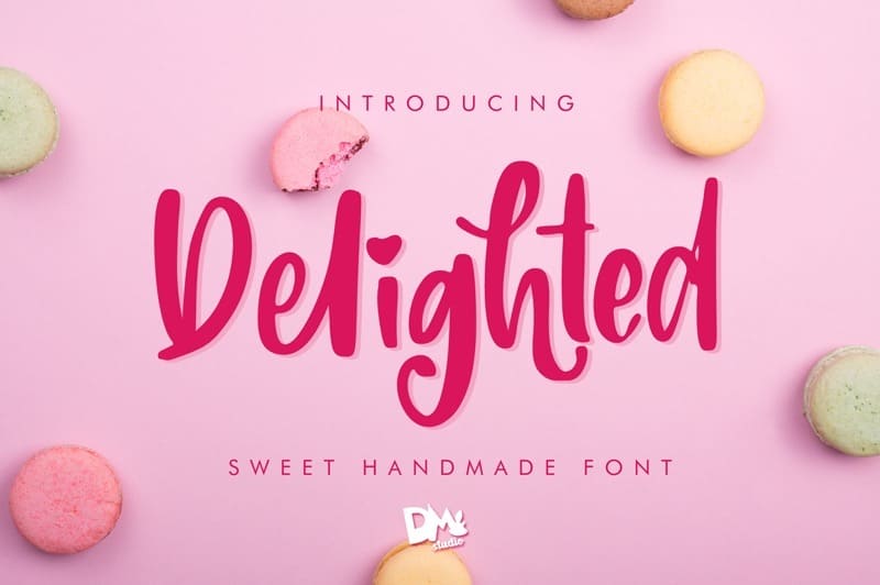 10. Delighted Font
