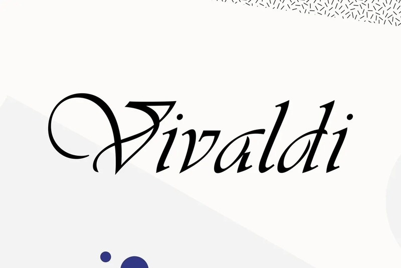 10. Vivaldi Font
