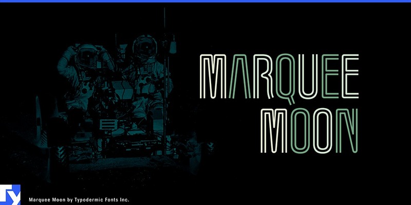 11. Marquee Moon Font\