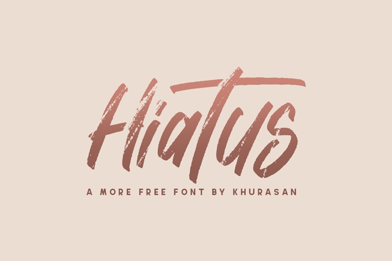 12. Font Hiatus 