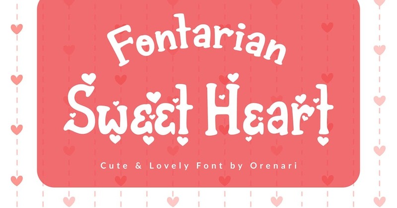 12. Fontarian Sweet Heart Font