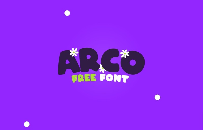 14. ARCO - Font chữ tròn đẹp, đơn giản