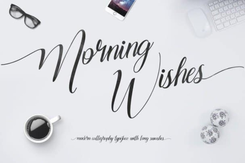 16. Morning Wishes Font 