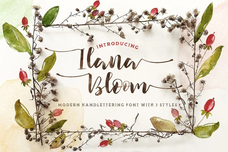 17. Ilana Bloom Font 