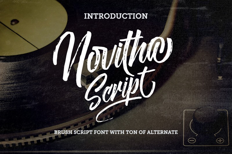 19. Novitha Script Font 