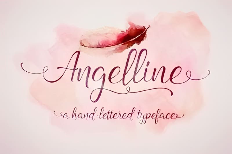 2. Angelline Font