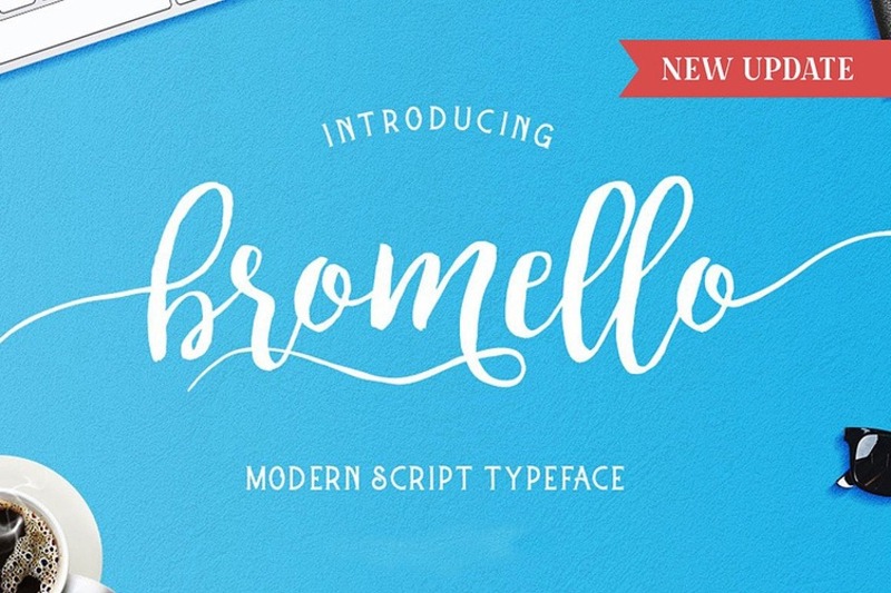 2. Bromello Typeface Font 