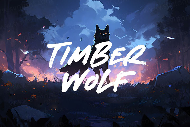 2. Font SVN-Timber Wolf Việt hóa