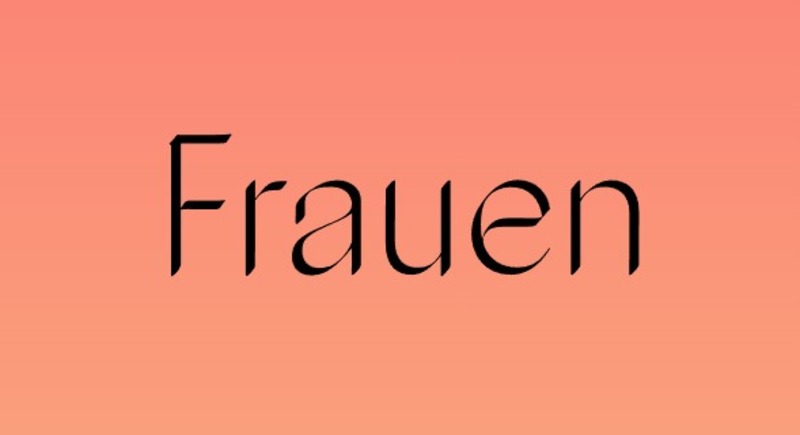 2. Frauen Font