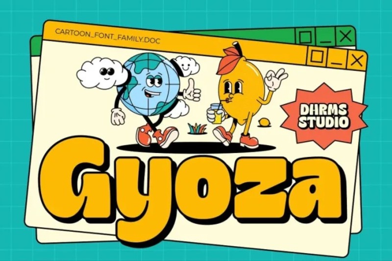 2. Gyoza Font