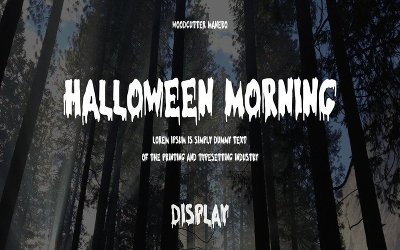 2. Halloween Mornings Font 
