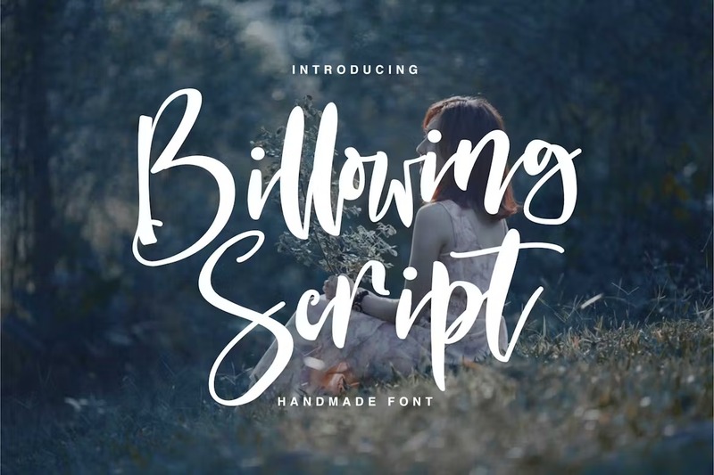 20. Font Billowing Script (Envato Elements)