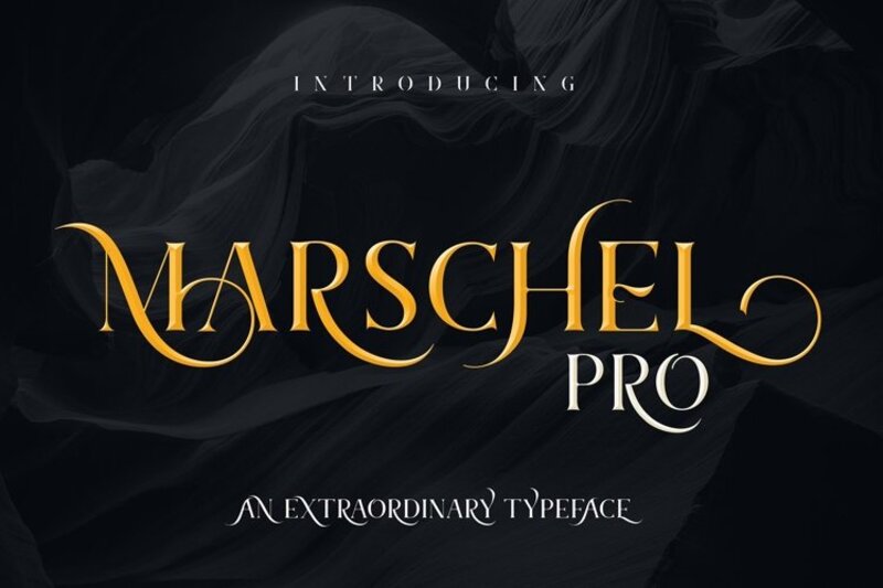 20. Marschel Luxury Font