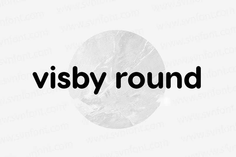 20. Visby Round – Elegant Sans Serif Font
