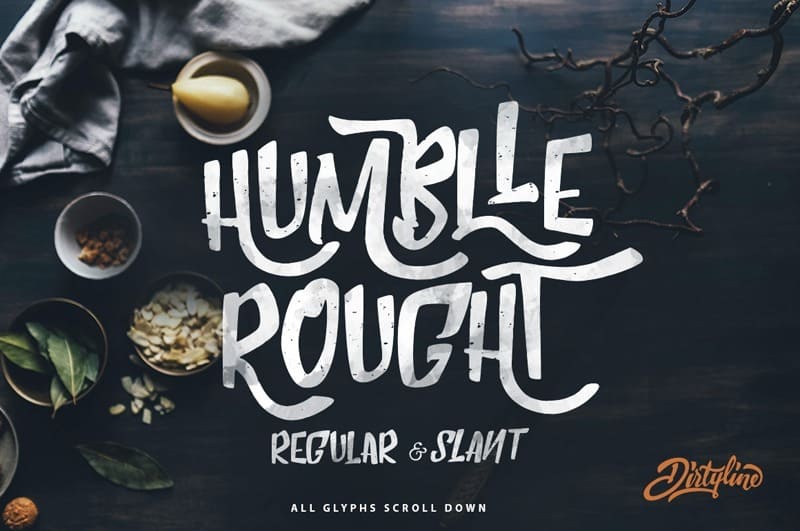 21. Humblle Rought Font