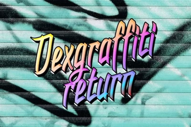 23. DexGraffiti Return Graffiti Font