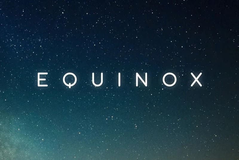 23. Equinox Font