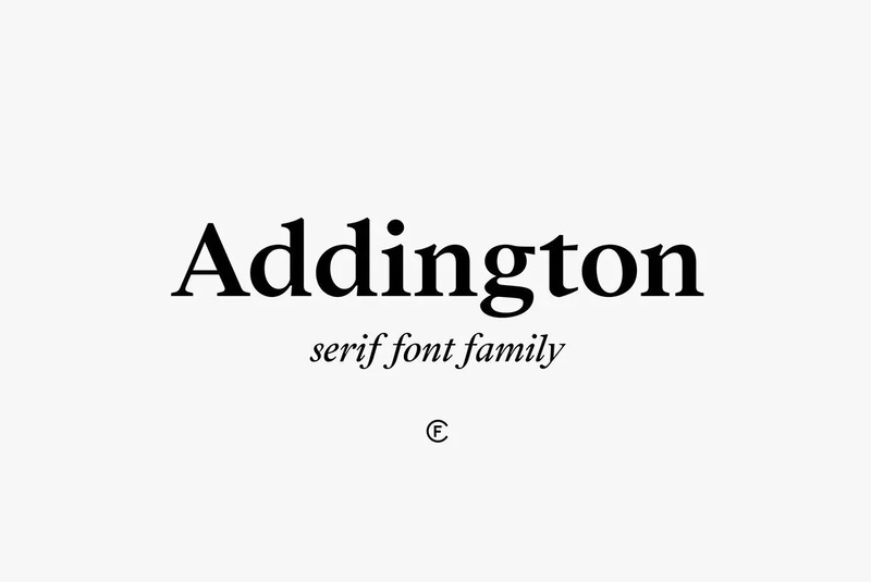 28. Addington CF Luxury Font