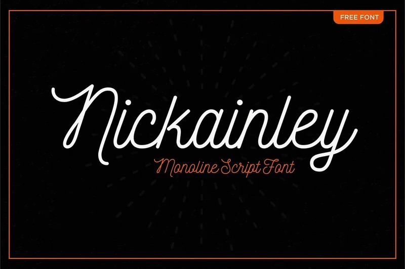 3. Font chữ Nickainley