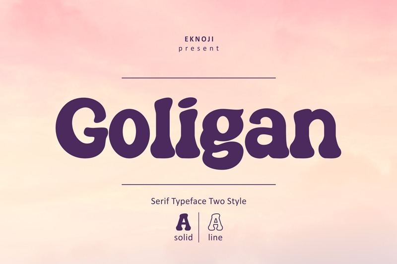 3. Goligan Font
