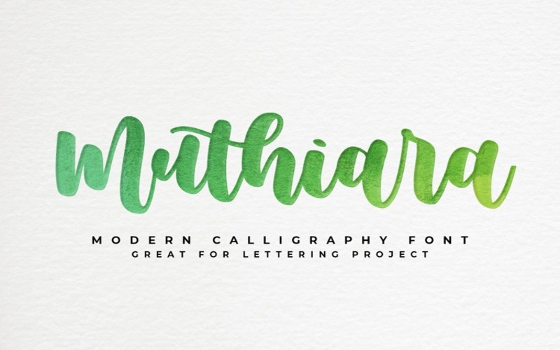 3. Muthiara Script Font